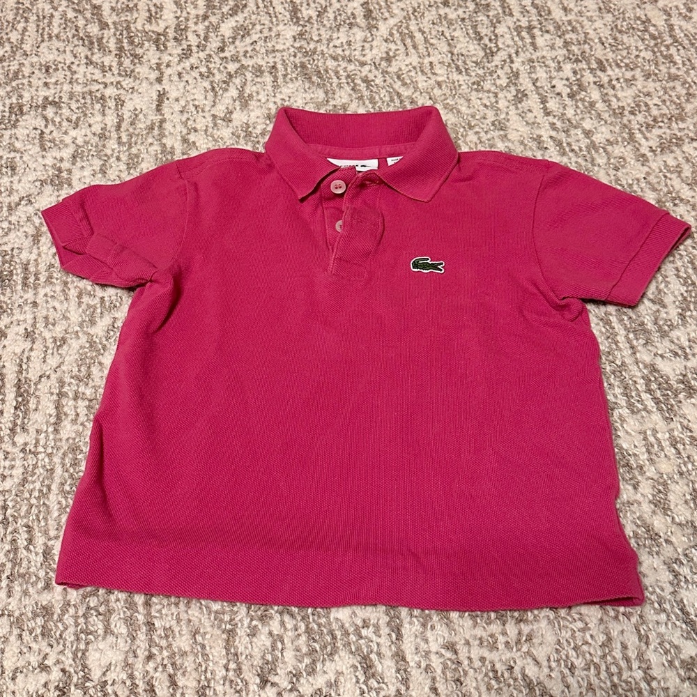 Lacoste Boys Polo (size 5)